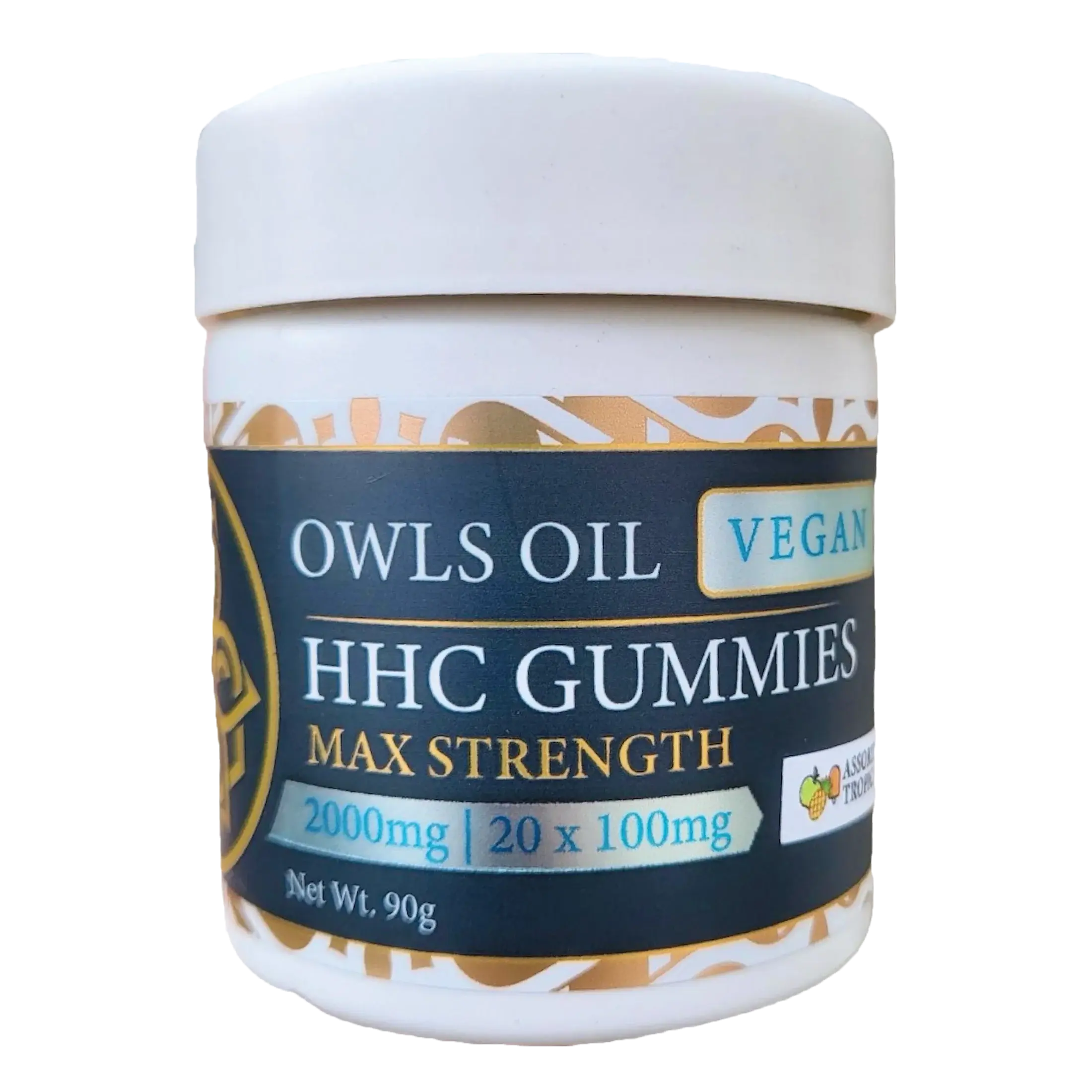 Vegan HHC Gummies - 2000mg (20 x 100mg)
